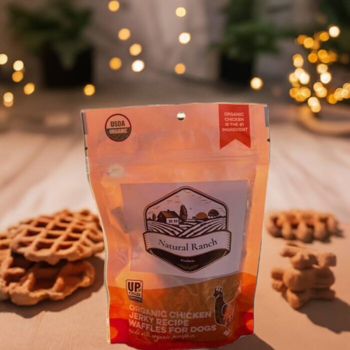 Organic Chicken Jerky Recipe Waffles for Dogs