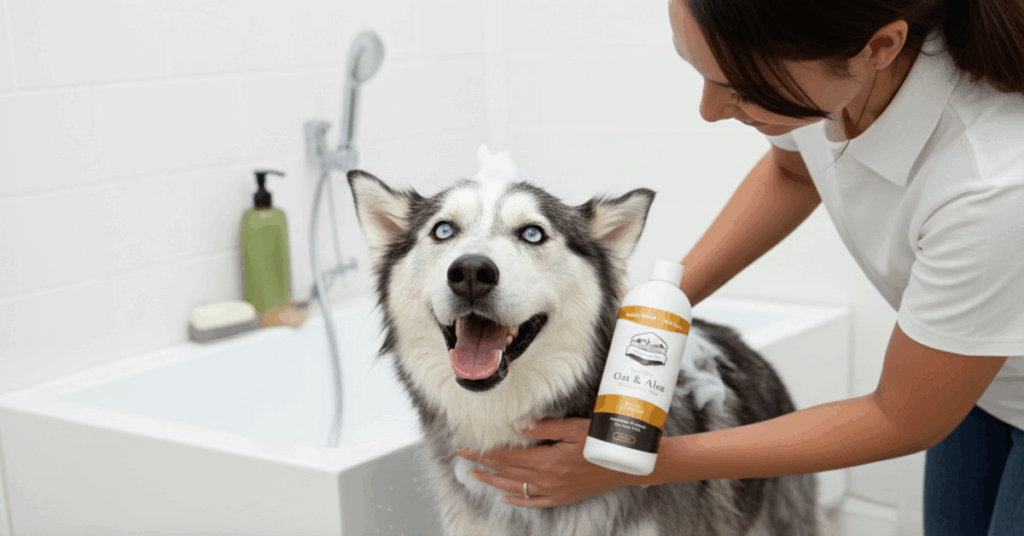 Oat & Aloe Dog Shampoo — Gentle Care for Sensitive Skin
