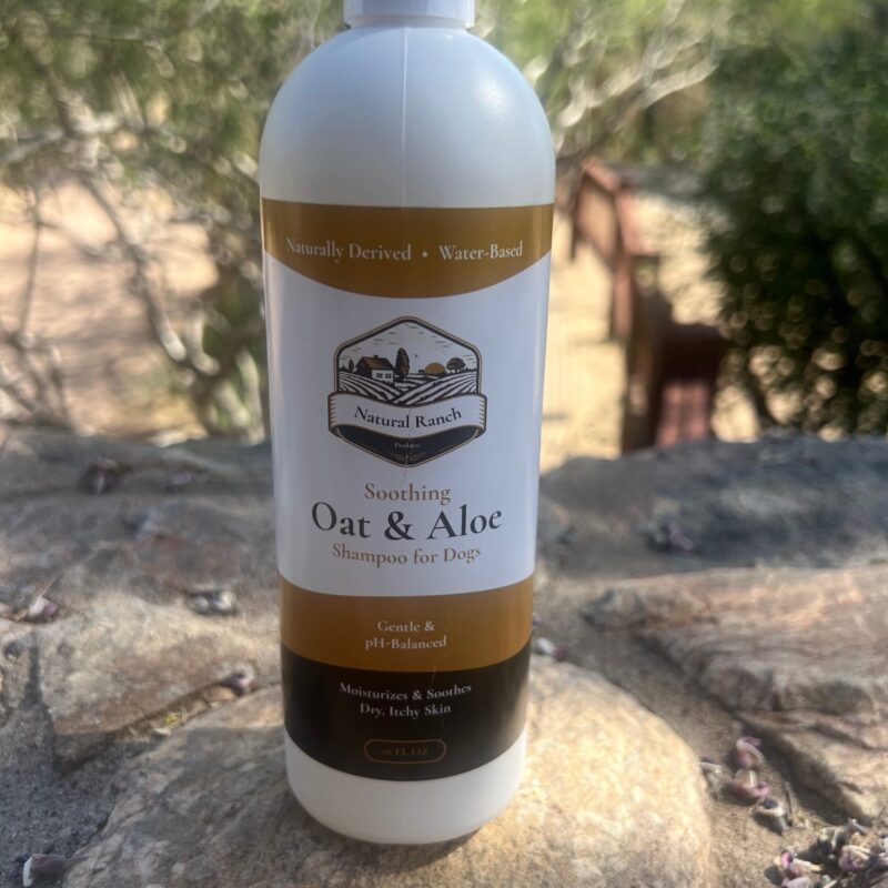 Natural Ranch Oat & Aloe Dog Shampoo – Soap-Free, Sulfate-Free Itch Relief for Sensitive Skin(16oz) - Image 5
